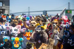 SF Embarcadero Fursuiting